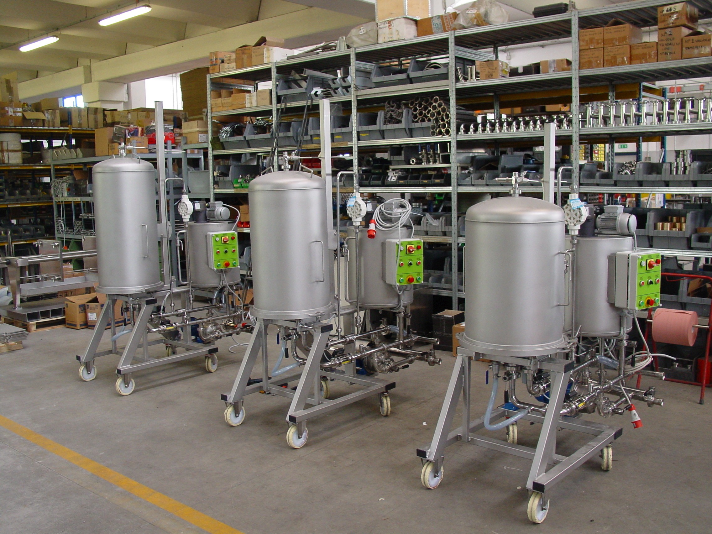 Produkcja filtrów (filter DE), urządzenia do wyrobu wina